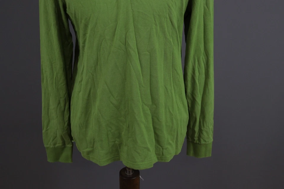 Polo de rugby de manga larga verde Aeronautica Militare talla XL Foto 3 de 4