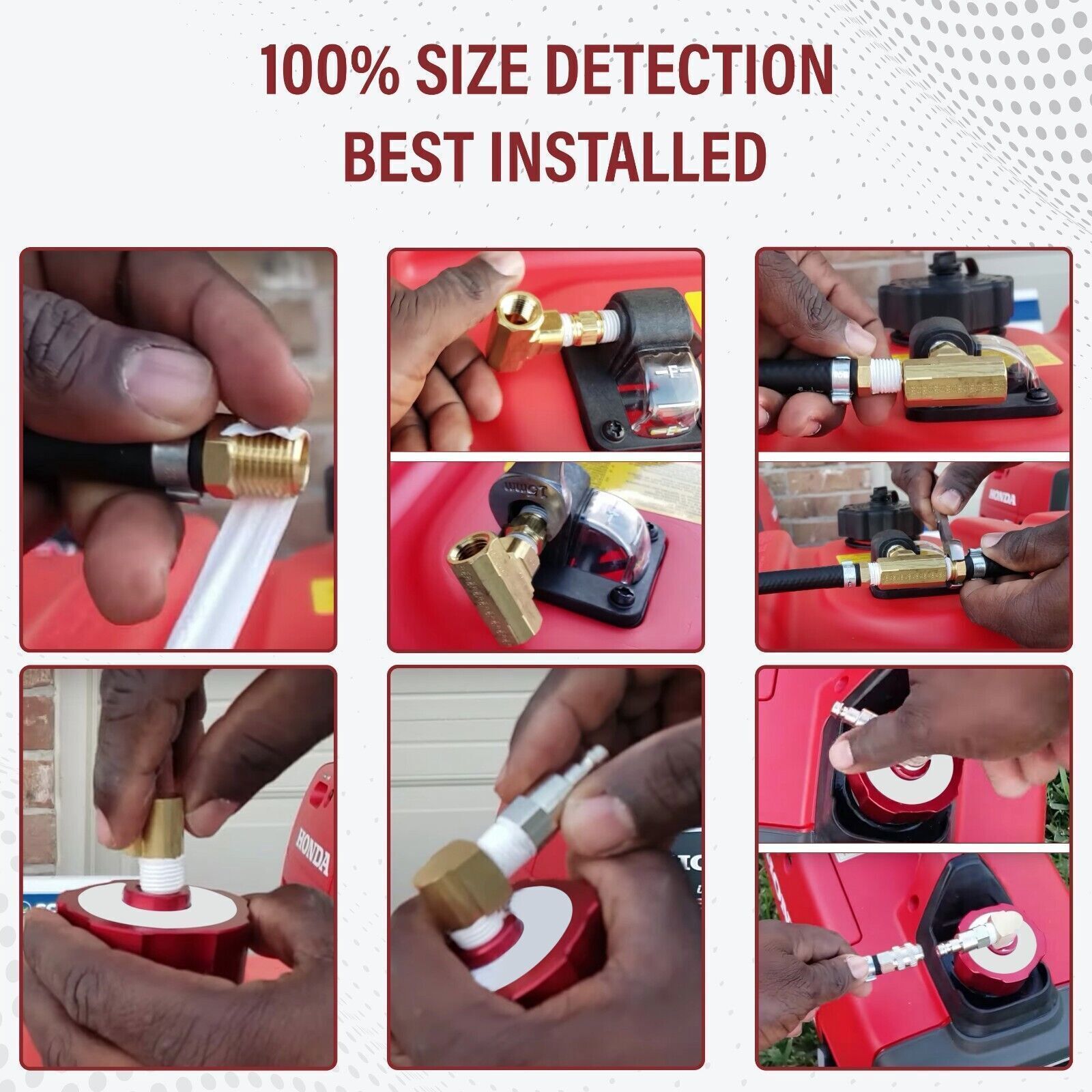 HND1.2CD for Bergs II Dual System Hose Cap for Honda Polaris Champion EU1000i