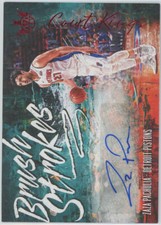 2018-19 Court Kings Brush Strokes Auto Ruby #BR-ZZP Zaza Pachulia Pistons 14/99
