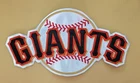 San Francisco Giants Big High Quality Embroidered Patch 10.4"x5.5"