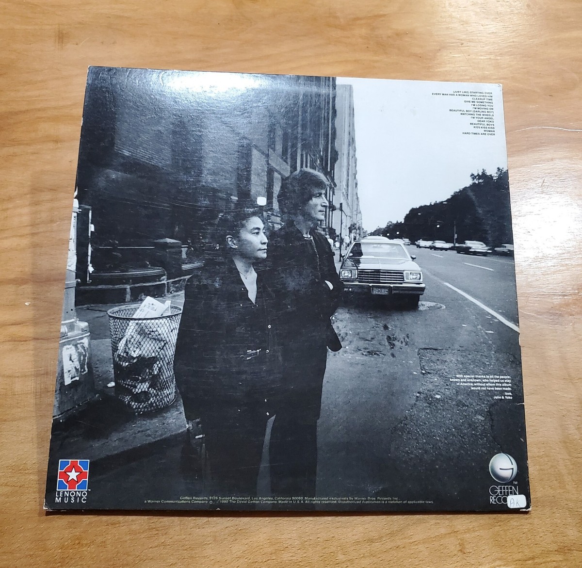 JOHN LENNON & Yoko Ono: Double Fantasy-Vintage 1980 Vinyl Record