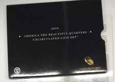 2010 US Mint America The Beautiful Quarter Uncirculated Coin Set OGB