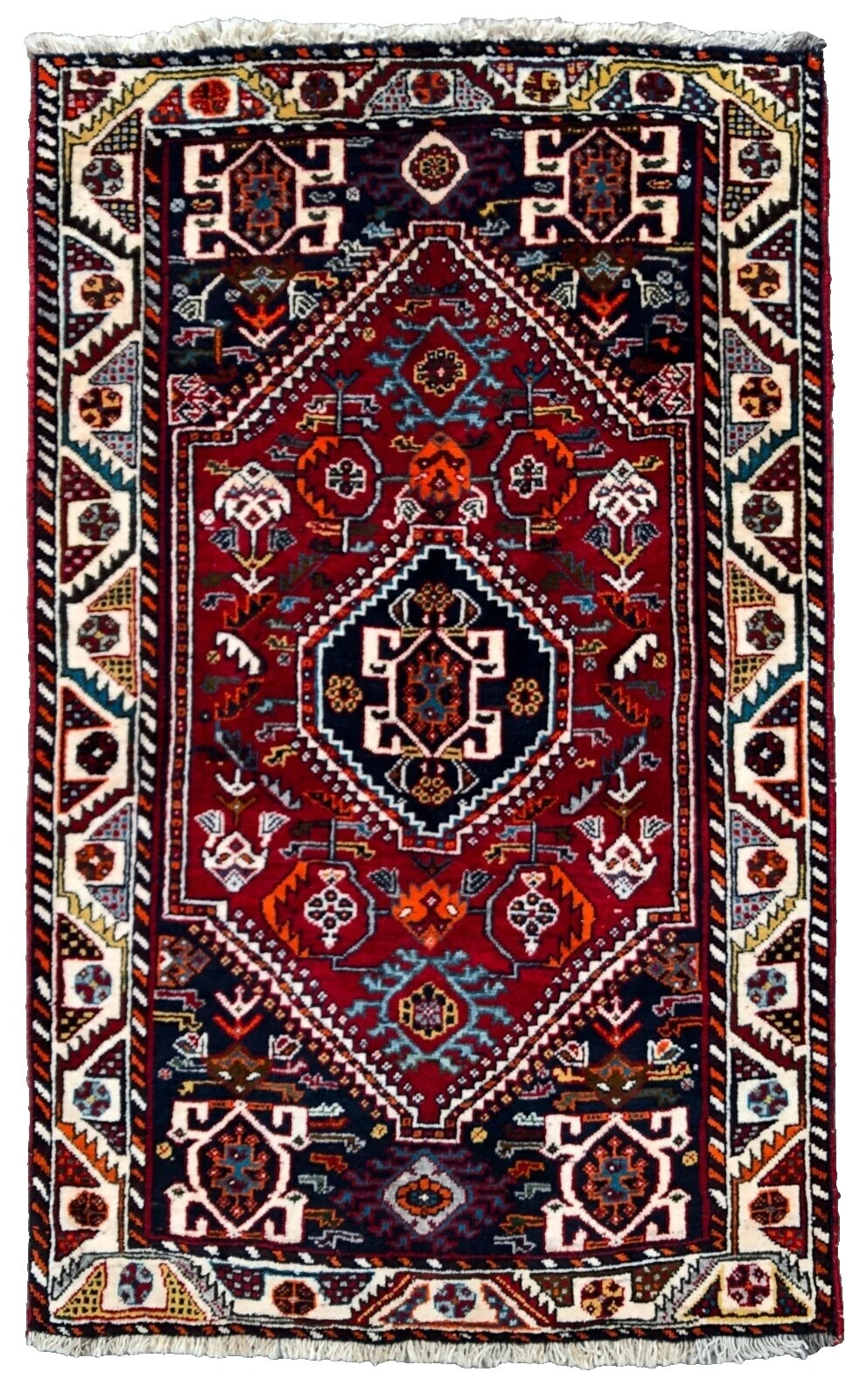 Kurdo Oriental 100% Lana Alfombras y Tapetes antiguos