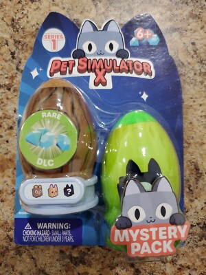 Pet Simulator X Series 1 Big Games 2 Pack Mystery Eggs w/ Rare DLC Code NEW