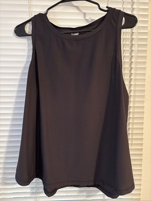CALLA Round Neck Pleated Tank Top Women s Size XXL Casual Work Out