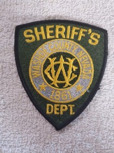 Obsolete Washoe County Sheriff's Department, Nevada