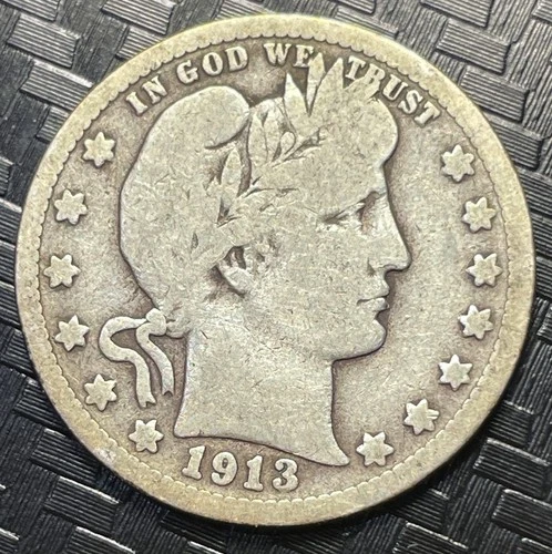 1913D Barber Quarter