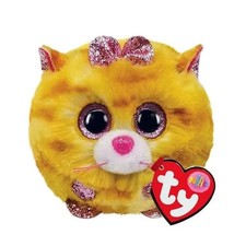 TY Puffies - TABITHA the Orange Cat (4 inch) - New Stuffed Toy