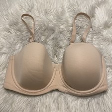 Wacoal 36DD Bra Beige 854119 Red Carpet Convertible Strapless Straps Included