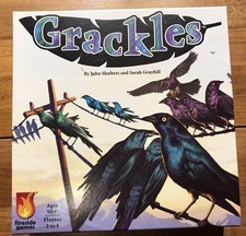 Grackles Board Game - Fireside Games 100% Complete - Never