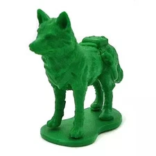 PVC Trading Figure American Red Wolf Panda no Ana GREEN GREEN ARMY Collectible