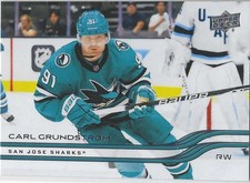 2025-26 Upper Deck Series 2 Base Set Card #394 Carl GRUNDSTROM