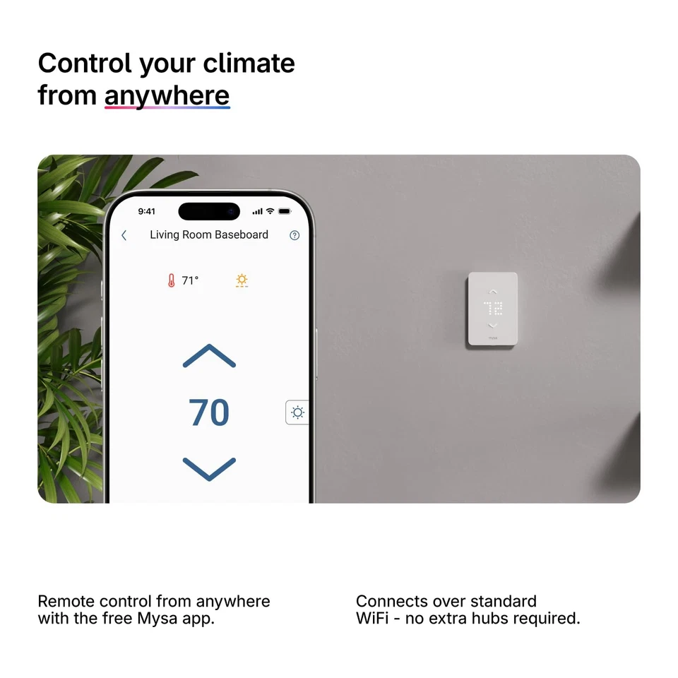 Smart Thermostat LITE - Line Voltage Electric Baseboard Heater Thermostat 120... - Image 4 of 4