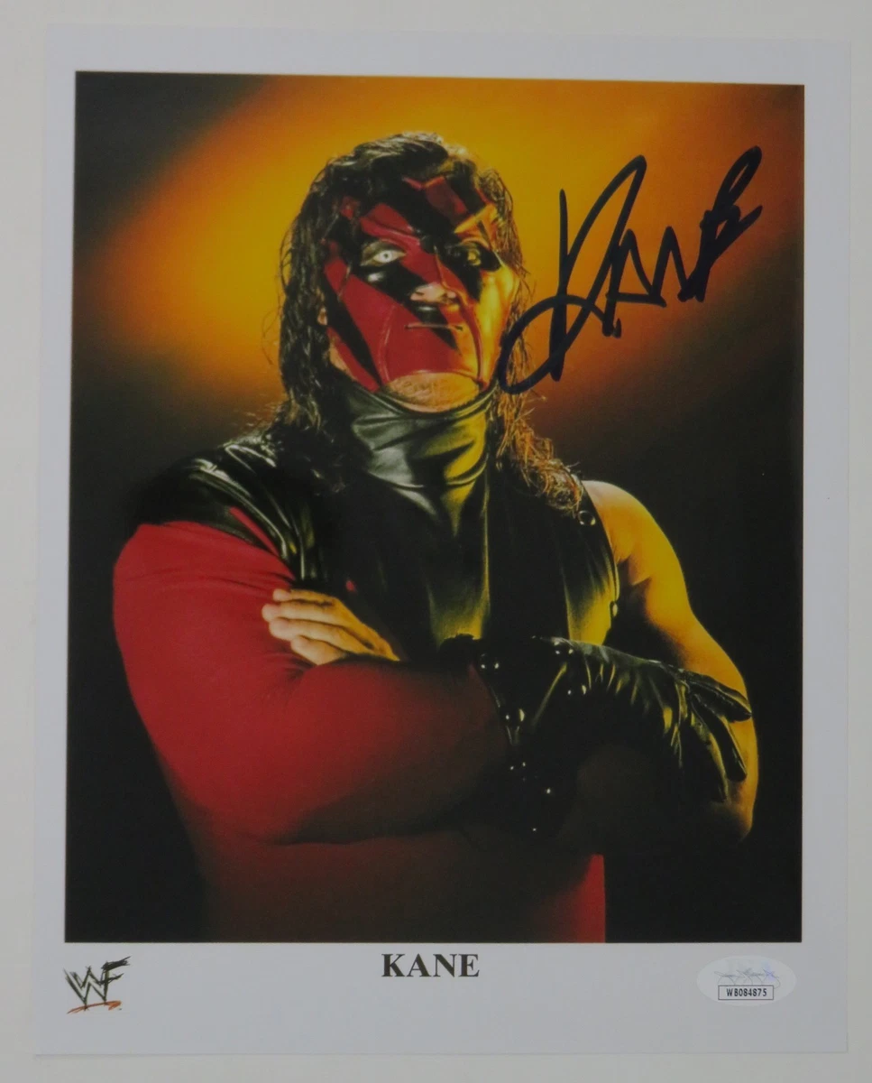 赤い怪物　ケイン　直筆サイン色紙（WWEスーパースター　外国人プロレスラー） Kane WWE Wrestling Original Autographed Items for sale | eBay