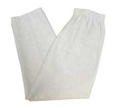 Briggs Women Pearl Color Elastic Waist Solid Pull-On Pant Size 14 Made in USA
