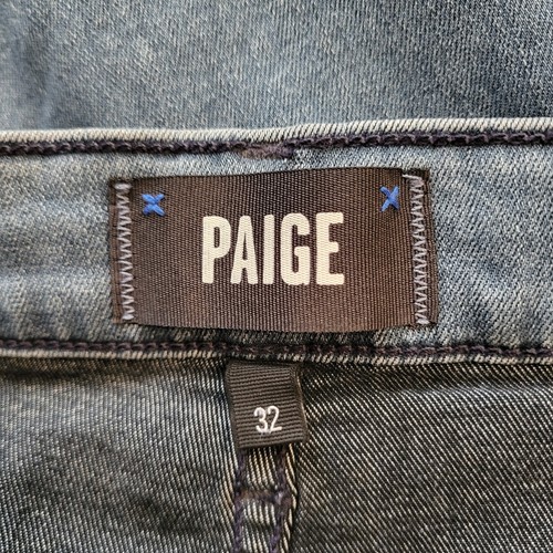 Pantalones de mezclilla Paige Lennox Transcend ajustados en lavado Timlin para hombre talla 32 - Imagen 5 de 7