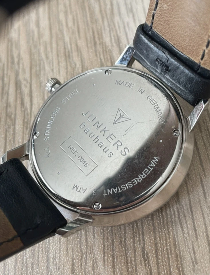 Junkers Bauhaus Uhr Lederband - Bild 2 von 4