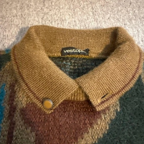 Vestopia Multicolor Knit Sweater Mohair Blend XL Design Marble image 11