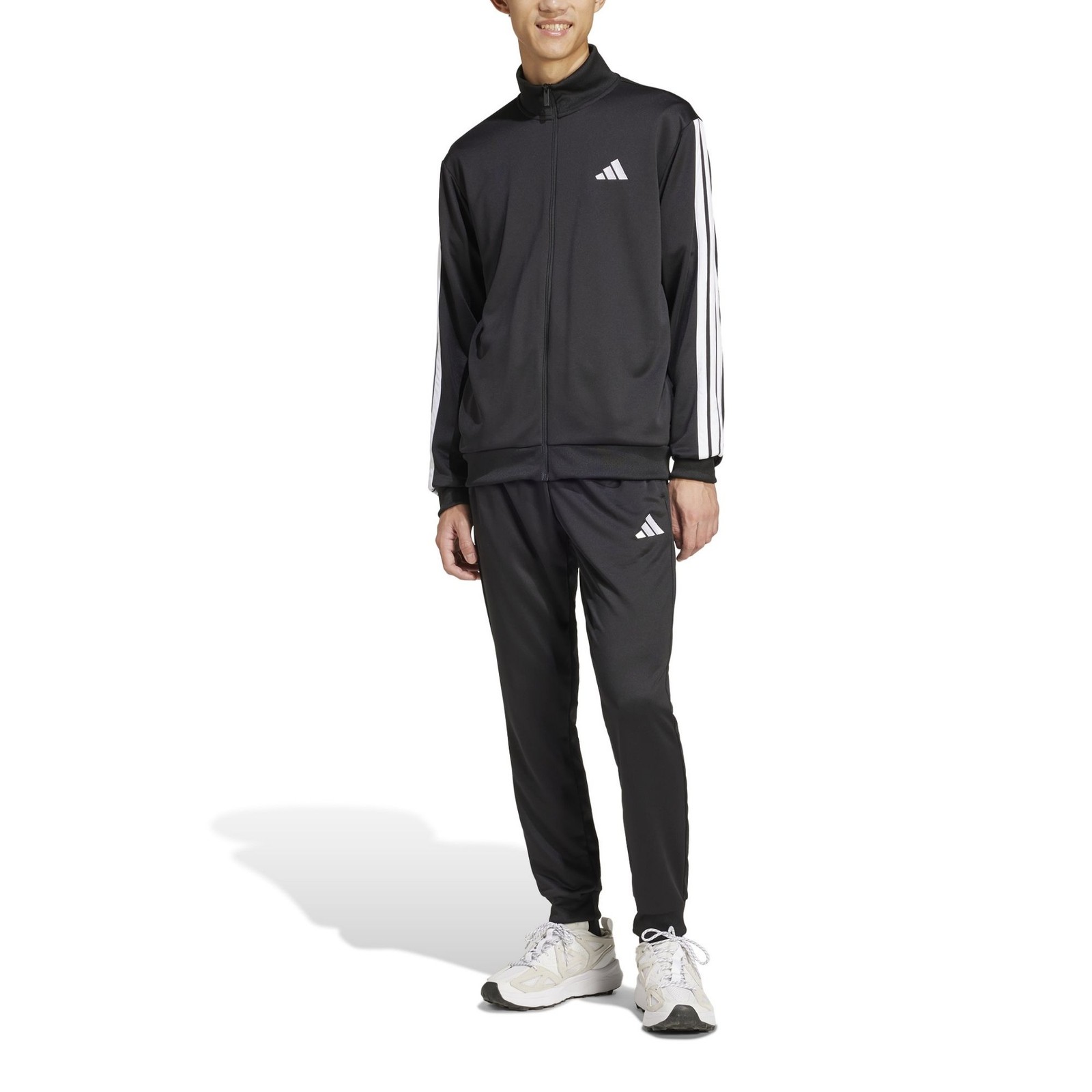 Базовая спортивная одежда Adidas Herren Anzug в 3 полосы Schwarz Code JC5375 14390₽