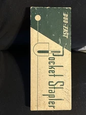 Vintage Duo-Fast Pocket Stapler Set w/ Box - WORKS – Complete