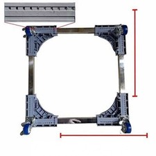 CARRELLO UNIVERSALE PORTA LAVATRICE FRIGORIFERO 50X50 fino a 70 cm CON RUOTE