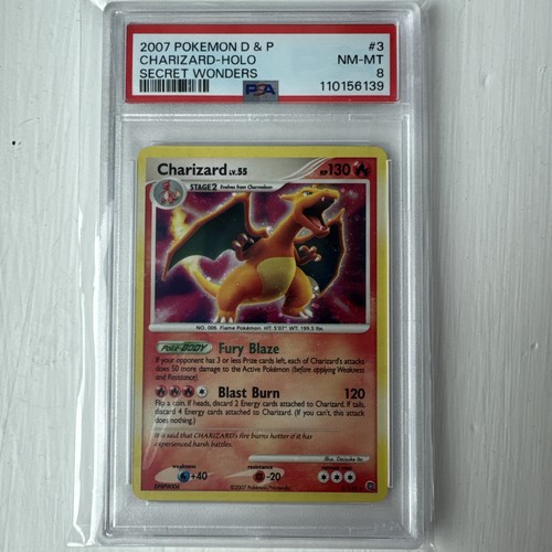 Charizard graded PSA 8 for sale on eBay