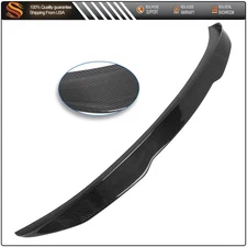 Glossy Black Carbon Fiber For 2006-2011 BMW 3 Series E90 M3 Trunk Spoiler Wing