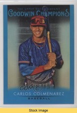 2021 Upper Deck Goodwin Champions Platinum Blue Carlos Colmenarez #11 READ z6b