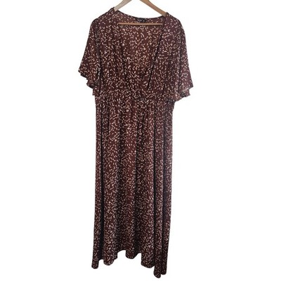 knee length dresses for ladies Gia Maxi Dress in Ivory Multi- Misses, Plus and Extended Plus (M,3X,4X main image 1