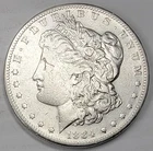 1884-S MORGAN SILVER DOLLAR IN GOOD-QUALITY CONDITION, DETAIL