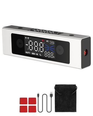 Digital Winkelmesser Dual-Laser Wasserwaage Neigungsmesser Level Box Dual-LCD