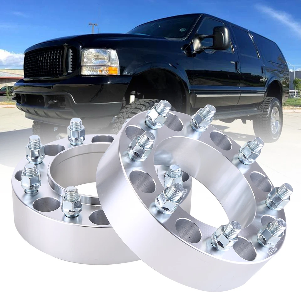 4PCS/Set For 1999-2002 F250 F350 2.0" Hubcentric Wheel Spacers 8x170 14x2 Studs - Image 2 of 4