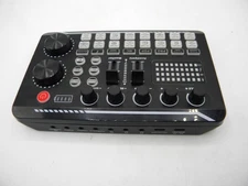 Live Sound Card and Audio Interface with DJ Mixer Effects and Voice Changer
