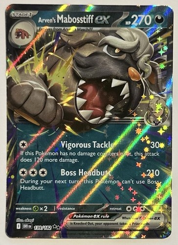 Arven's Mabosstiff ex 139/182 - Scarlet & Violet: Destined Rivals