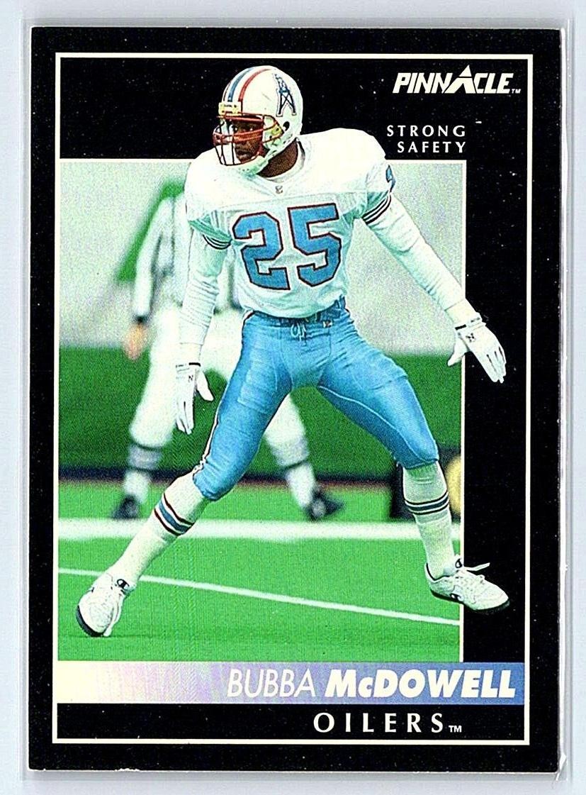 Bubba McDowell - Houston Oilers 1992 Pinnacle #180
