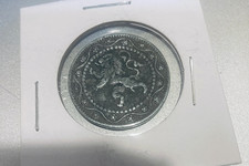 Low mintage 1916 Belgium 5 Centimes Zinc Coin ( Very Fine) condition