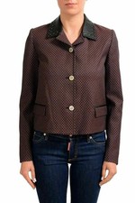Just Cavalli Multi-Color Button Down Women's Basic Jacket US S IT 40