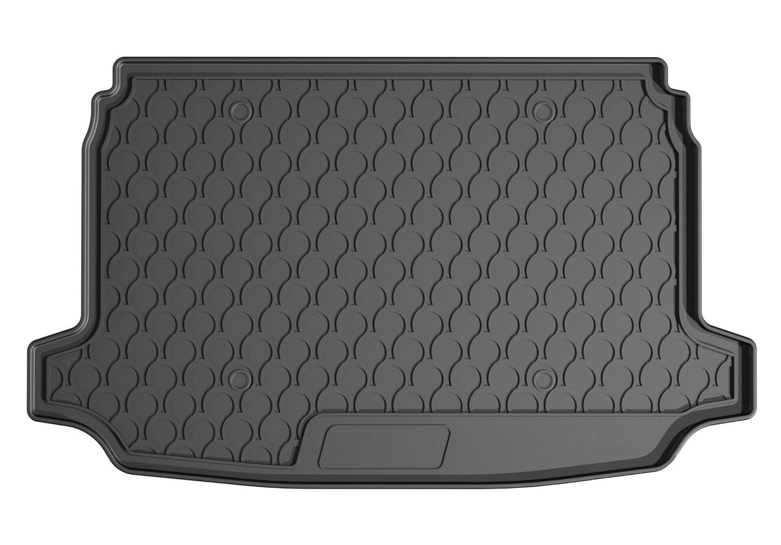 Vasca Baule Fiat 600 2023+ Gomma Sintetica Design Luxury Black