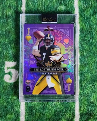 2024 WILD CARD BACK TO BACK BEN ROETHLISBERGER & DAN MARINO 1/1