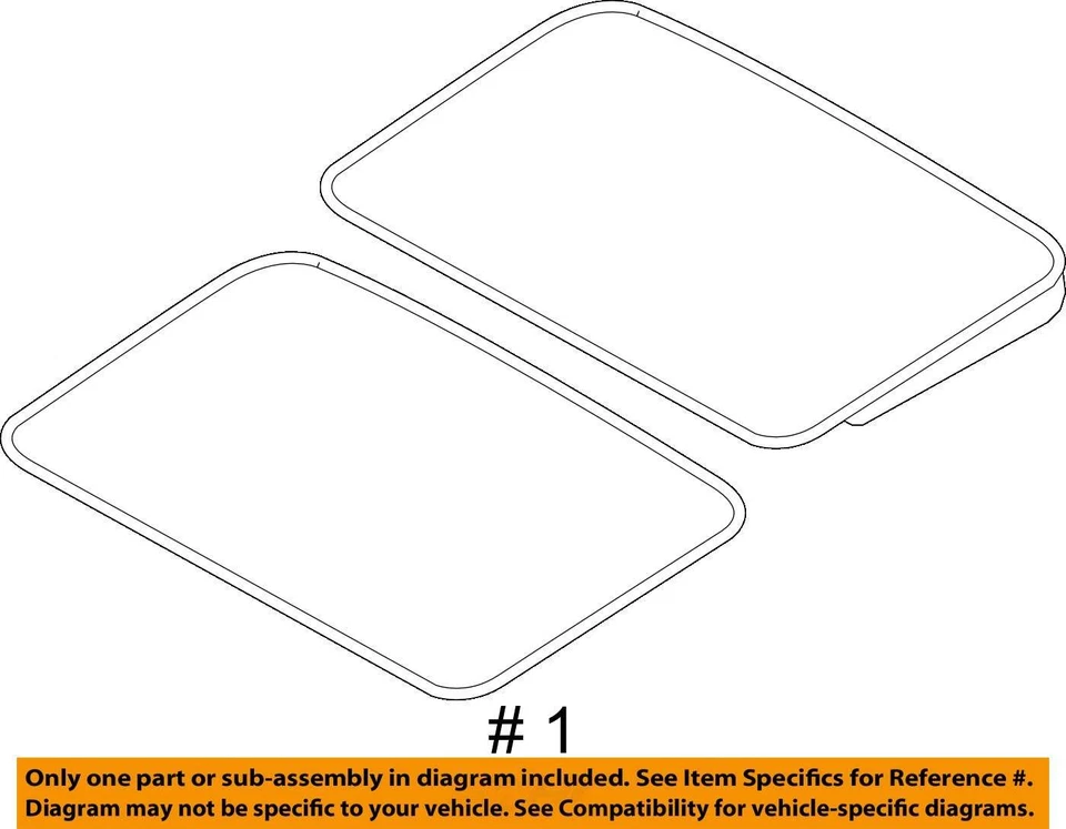 (LOCAL PICKUP ONLY) Roof Glass Fits 17-20 22-23 AUDI A4 3004196 — 第 4/4 张图片