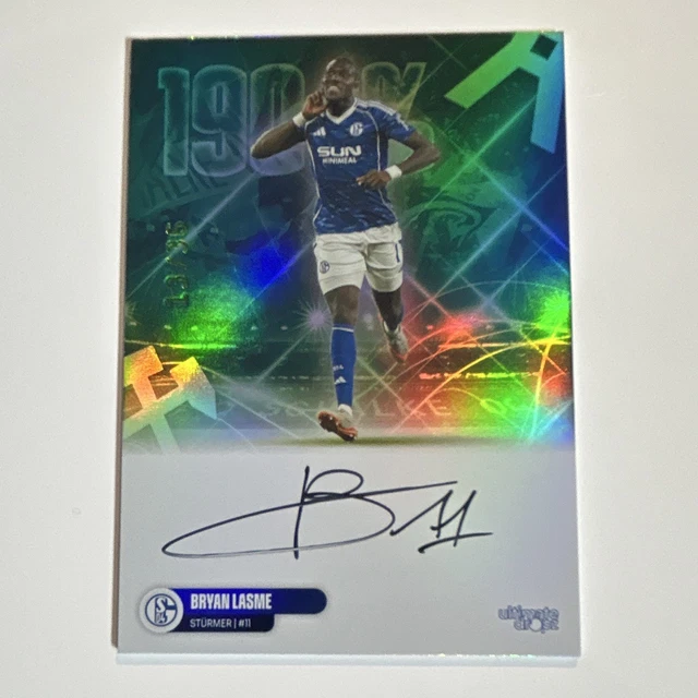 Ultimate Dropz Schalke 04 Bryan Lasme Autogramm Parallel Trading Card 2026 /39