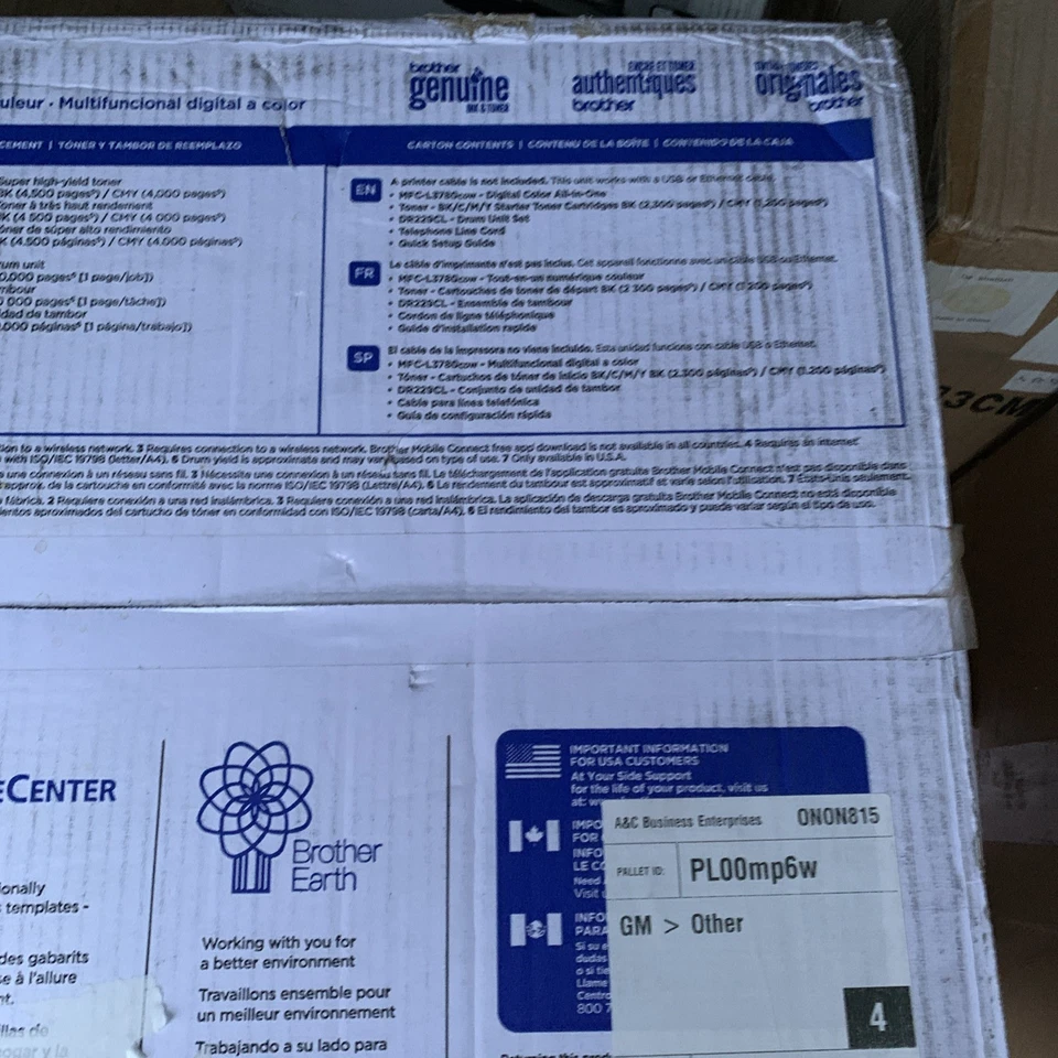 Brother MFC-L3780CDW Digital Color All-in-One Printer WiFi Ethernet - Image 3 of 3