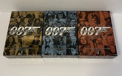 James Bond 007 Ultimate Edition DVD Boxed Set Collection Vol 1 2 3