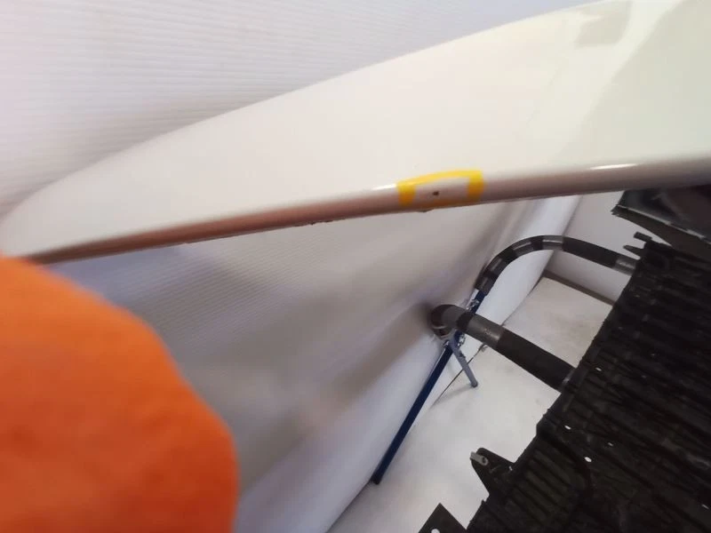   White Front Bumper from 2023 Chevrolet Malibu 10668894 - Image 3 of 4