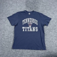 Tennessee Titans Shirt Mens XL Blue NFL Football Graphic Tee Short Sleeve Cotton