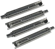 2 Pairs 9" Full Extension Ball Bearing Drawer Slides Cabinet Runners Rail Glide