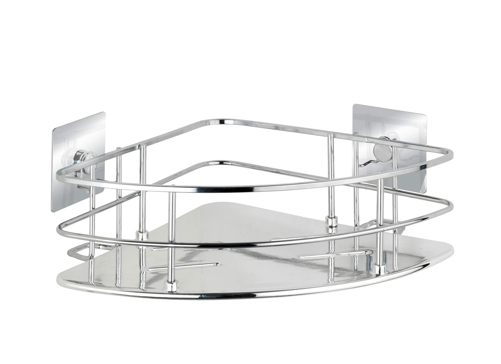 Étagère d'angle Turbo-Loc panier de douche mural sans percer Quadro
