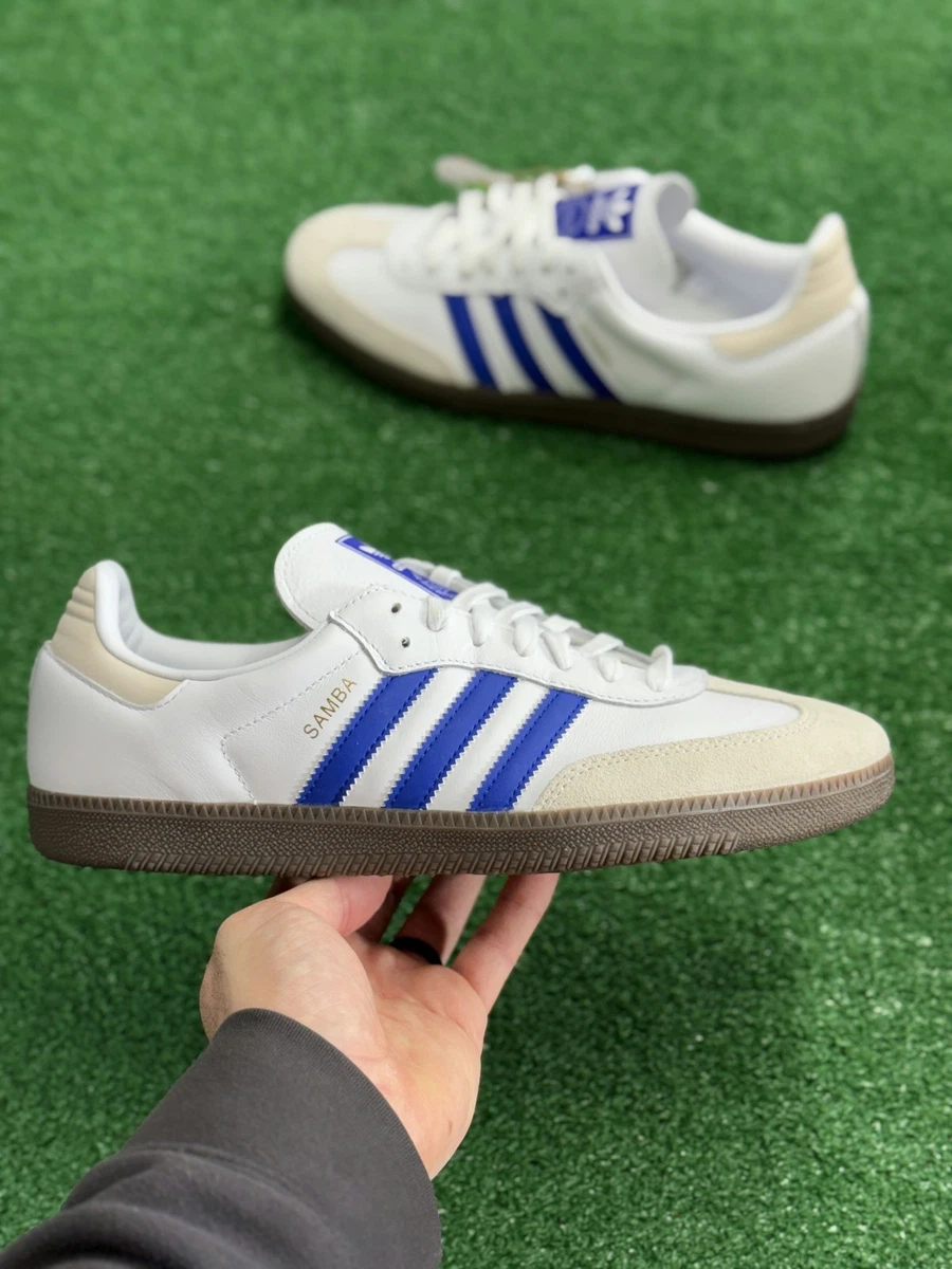adidas gazelle silver green womens adidas Samba OG Shoes - Men's - Cloud White / Lucid Blue / Gum