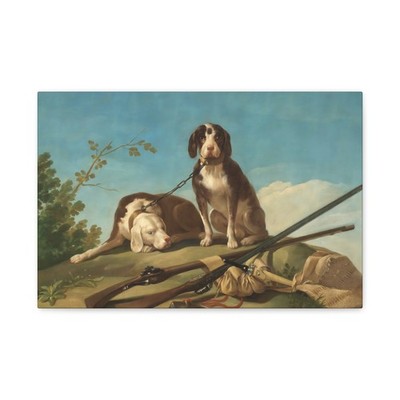 Goya y Lucientes, Francisco de - Dogs on a Leash - Canvas Wall Art