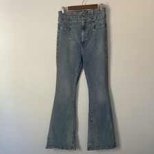 We The Free Jayde High Rise Flare Jeans Blue 32 NEVER WORN